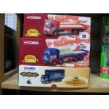 Three 1/50th Scale Model Diecast Lorries By Corgi, all Albions in Scottish Liveries. All boxed and