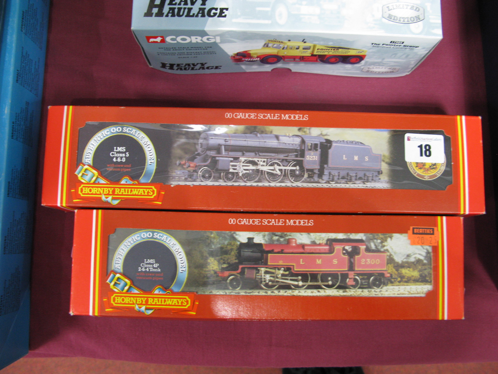 Hornby # R055 "OO" Scale Model 2-6-4 Class 4P Tank Locomotive Number 2300, in LMS maroon livery,