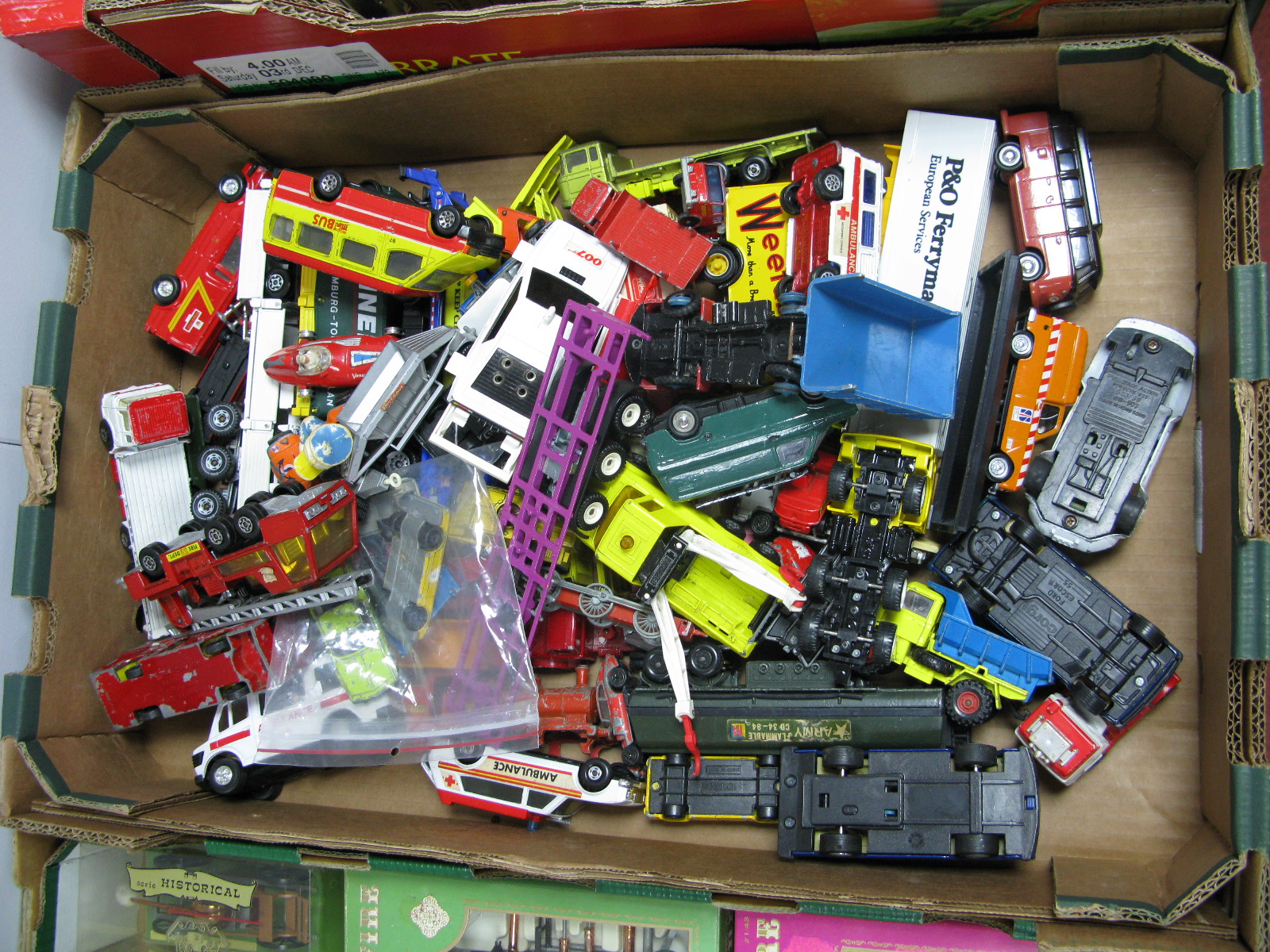 A Quantity of Playworn Diecast Vehicles by Corgi, Matchbox, Siku, including Corgi 'the Spy Who Loved