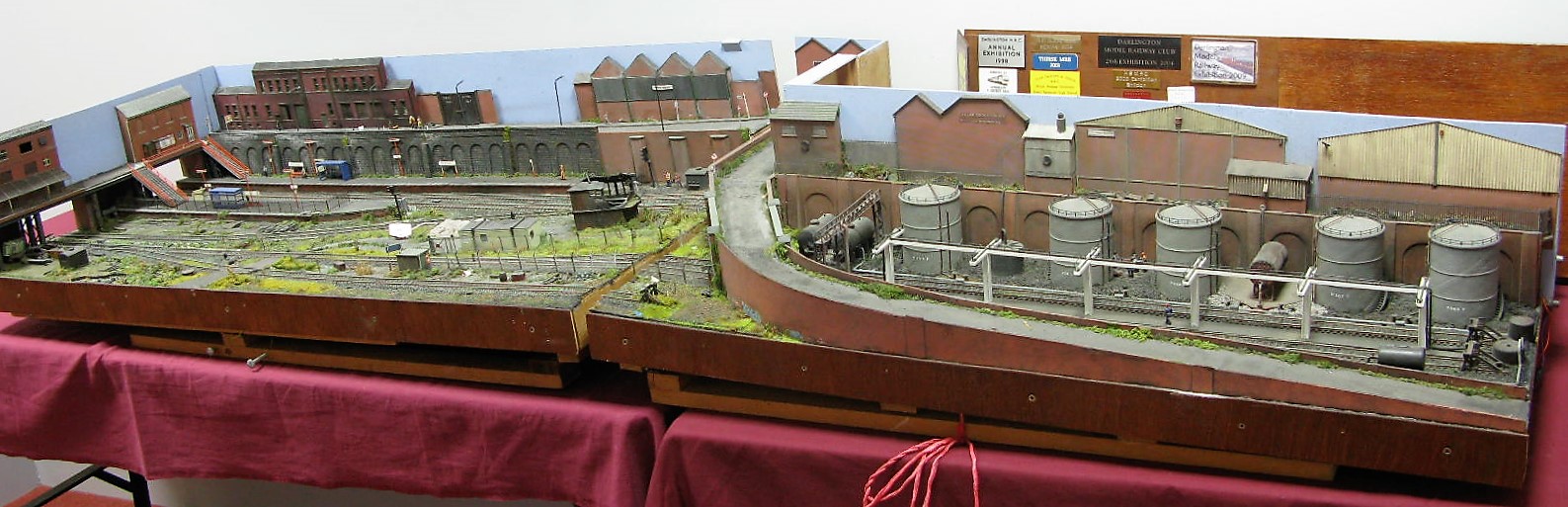 A Former Exhibition "OO" Model Railway Layout, depicting a late XX Century North East England