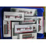 Ten 1/76th Scale Diecast Model Vehicle, by Atlas Editions, in Eddie Stobart livery. All boxed.
