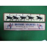 Britains Lead Figure Set No. 115 - Egyptian Cavalry, comprising five mounted figures with lances.