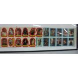 An Original Star Wars Trilogy (1983) Return of the Jedi Uncut Sticker Sheet, twenty two stickers