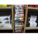 Twelve Boxed Matchbox Plastic Model Military Vehicle and Aircraft Kits, 1/76th and 1/72nd scale,