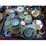 Poole Tableware, shells, Shorter fish sauce jug etc:- One Tray