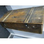 A XIX Century Pine Shallow Chest.