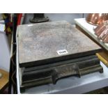 A Set of Victorian Cast Iron Scales, by Pollard Ltd, York Road, London, to weight 7lb.