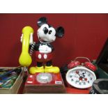 A Novelty Mickey Mouse Telephone, with ring dial stamped under base 'T.S.R. 1061A EET 80/2 P.O.