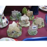 Six Lilliput Lane Model Dwellings - all boxed: Tired Timbers, Heaven Lea Cottage, Cotman Cottage,