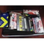 Sheffield United Quantity of V.H.S Tapes, Dvd's, featuring blades match action.