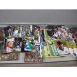 Over Two Hundred Colour Photographs, bearing signatures, footballers in action circa 2000, larger