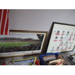 Nottingham Forest - City Ground Print; another of 'Greatest Ever Team'. (2)