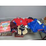 Bewdley Town Shirt, child's examples for Leeds, England, Barcelona, Arsenal, Italy, Argentina, Match