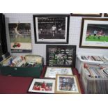 Geoff Hurst Signed 'They Think It's All Over' Print, by Belairgallery, silver marker signed -