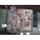 Sheffield United badges, mainly enameled including - F.A Cup semi final 2003, Patrick Suffo,