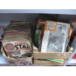 'Soccer Star' Magazines Large Quantity 1950's To 1970:- Two boxes.