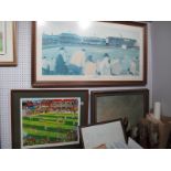 Joe Scarborough, 'Scarborough Cricket Festival', limited edition colour print of 300, faded