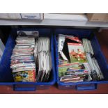 Sheffield United Home and Away Programmes 1990's, large quantity:- Two boxes.