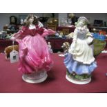 Two Coalport Epic Story Collection Figurines - Cathy 15/250 and Tess 5/250, both boxed. (2)