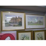 A Brian Hirst 'Malsis Hall School' Limited Edition Colour Print, of 150, 28 x 61cm, ink signed to