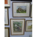 Stanley J. Banner (Midlands Artist), Abandoned Farm, Staithes, signed lower right, watercolour, 17 x