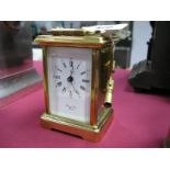 Bornand Freres English Made Carriage Clock.