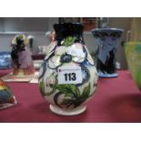 A Moorcroft Pottery Vase, painted in the Persian Peony design by Nicola Slaney, numbered edition 39,