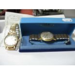 A Vintage Gent's Rotary Rotamatic Wristwatch, in original box with guarantee dated 4.7.62;