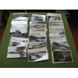 A Collection of Assorted Vintage Black and White Postcards, including real photograph, etc.