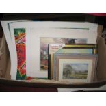 A Quantity of Prints, mainly unframed.