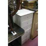 A Three Drawer Office Filing Cabinet, a six drawer narrow chest. (2