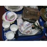 Elizabethan 'Calypso' Coffee Ware, Thorntons money box, George Cunningham plate, etc:- One Tray