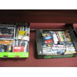 DVD's, including Young Winston, Four Weddings and a Funeral, Mcintyre, others, etc:- Two Boxes