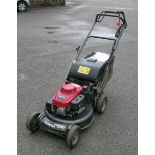 Twenty One Inch Honda HRH 536 Self Propelled Petrol Mower, with instructions.