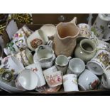 A Staffordshire June Mist Coffee Set, James Kent floral teaset, XIX Century black and white transfer