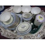 Royal Doulton 'The Tewksbury Teaware' of Twenty One Pieces, Poole jam pot and dish, wild turkeys