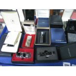 Collection of Lighters, Prince, Petersons, Oubo, SIlver Match, Honest, other makes boxed:- One Tray