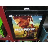A Max Payne Three Statuette, boxed.