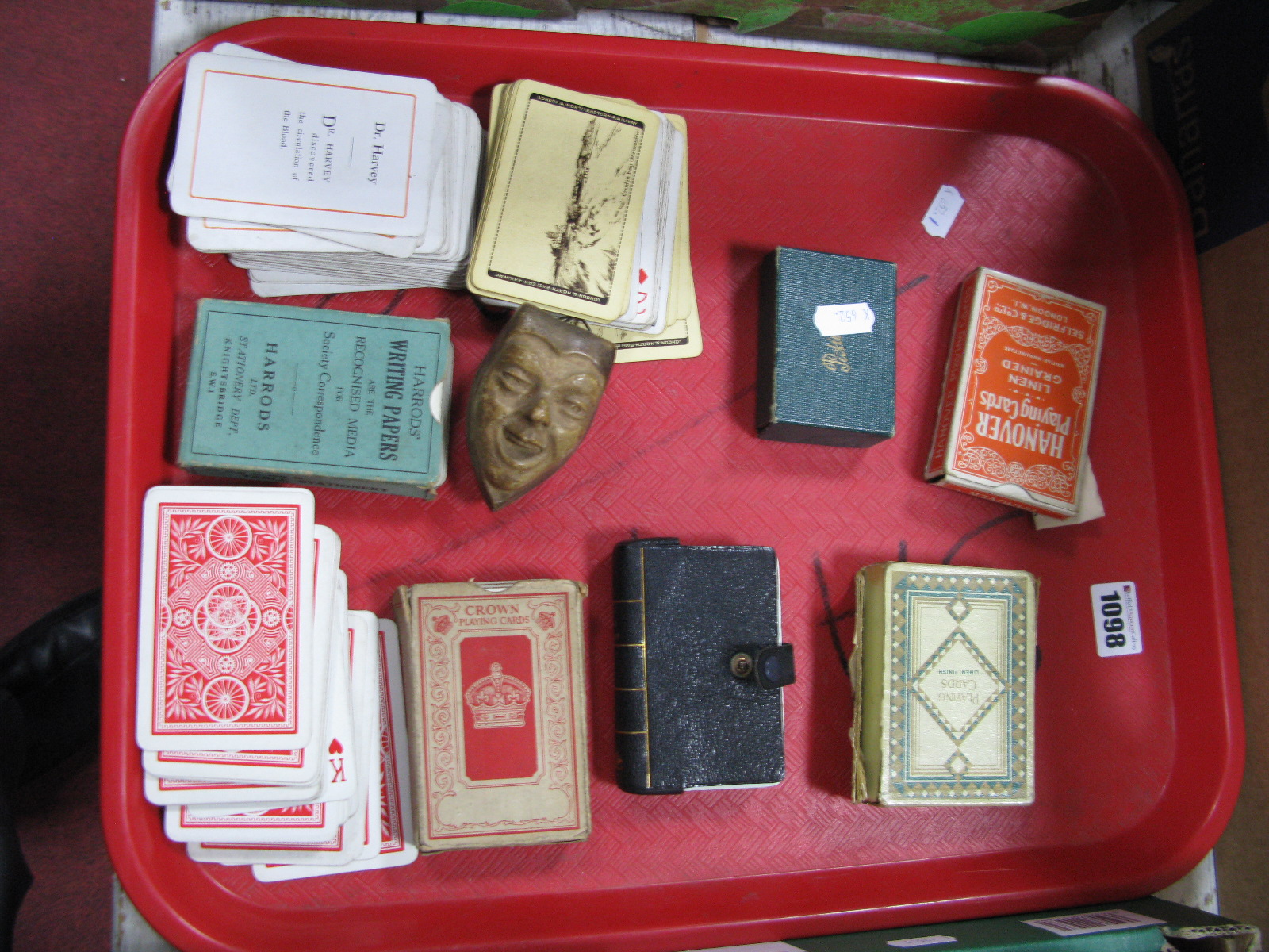 Packs of Playing Cards:- One Tray