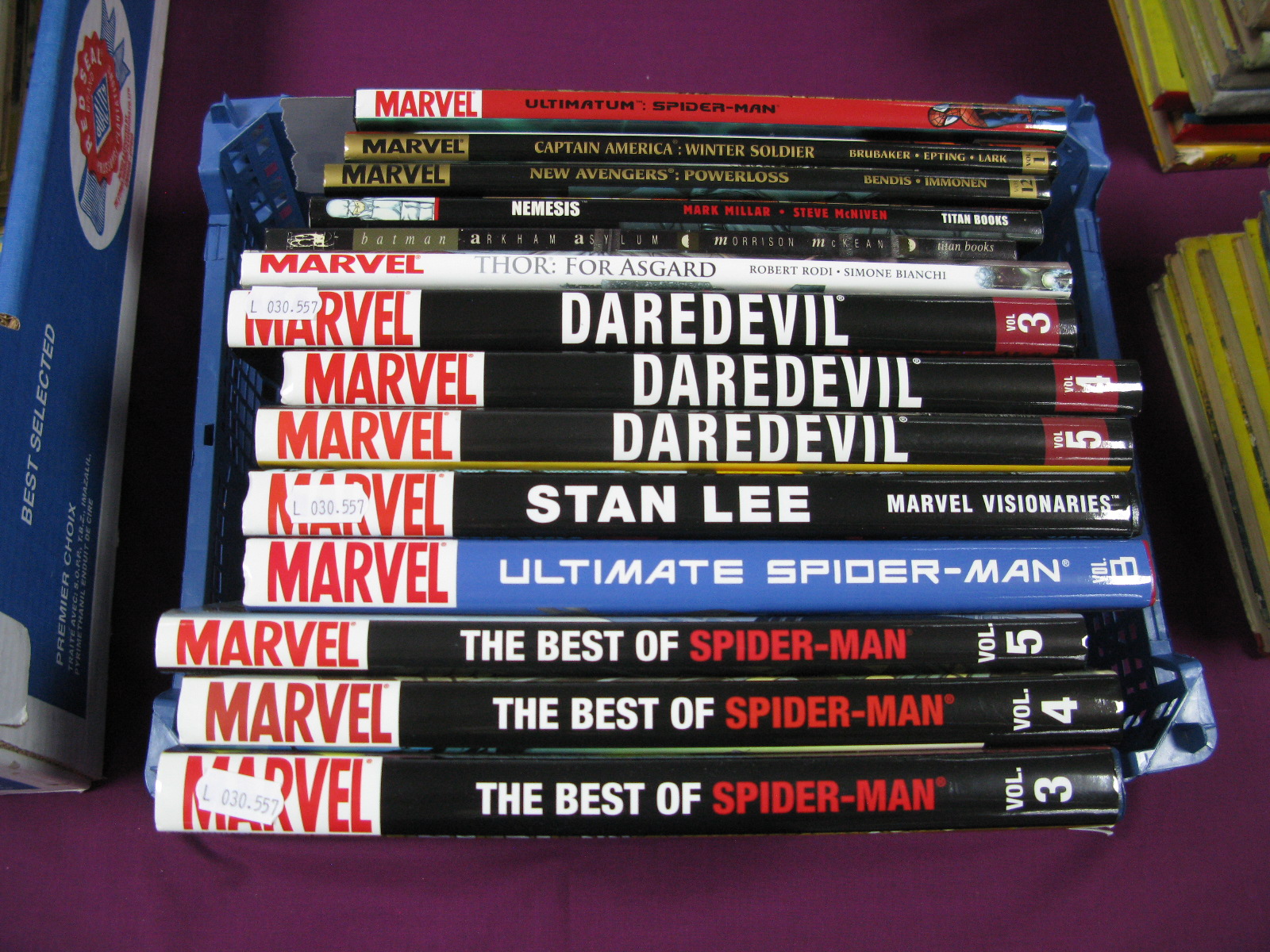 A Collection of Modern Hard Cover Comic Books, by Marvel, Titan Books including Marvel Visionaires -