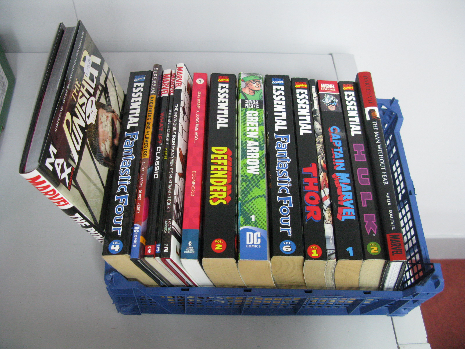 A Collection of Modern Hard and Soft Cover Comic Books, by DC, Marvel, Max, Dark Horse including