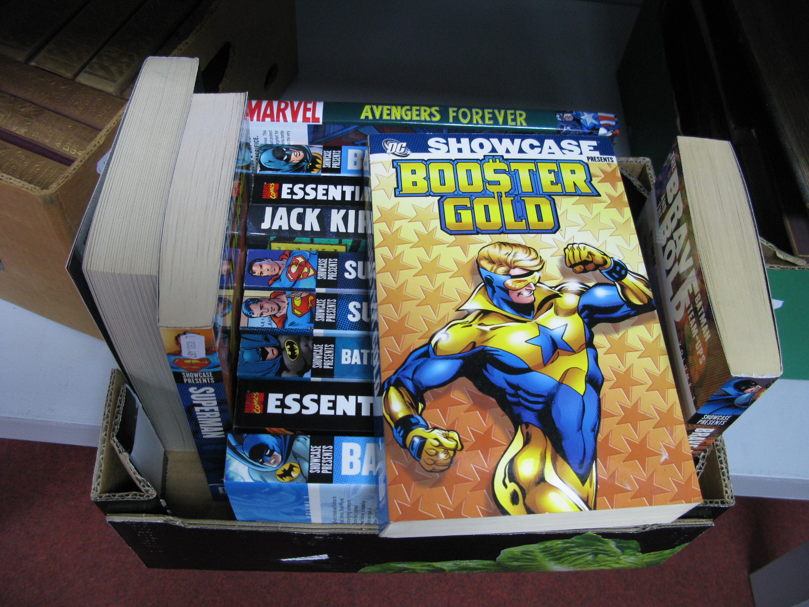 A Collection of Both Hard and Soft Cover Modern Comic Books, by DC, Marvel including Showcase