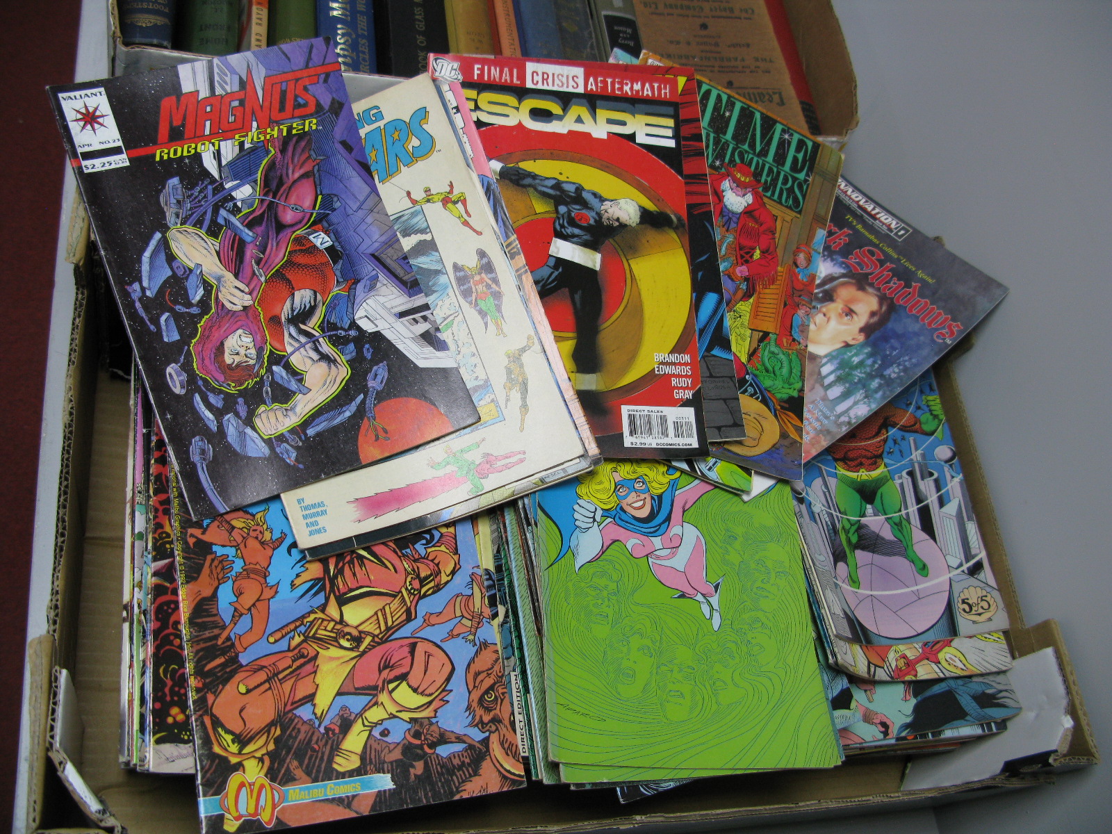 A Collection of Approximately Two Hundred Comics, by DC, Marvel, First, Valiant, QC and other