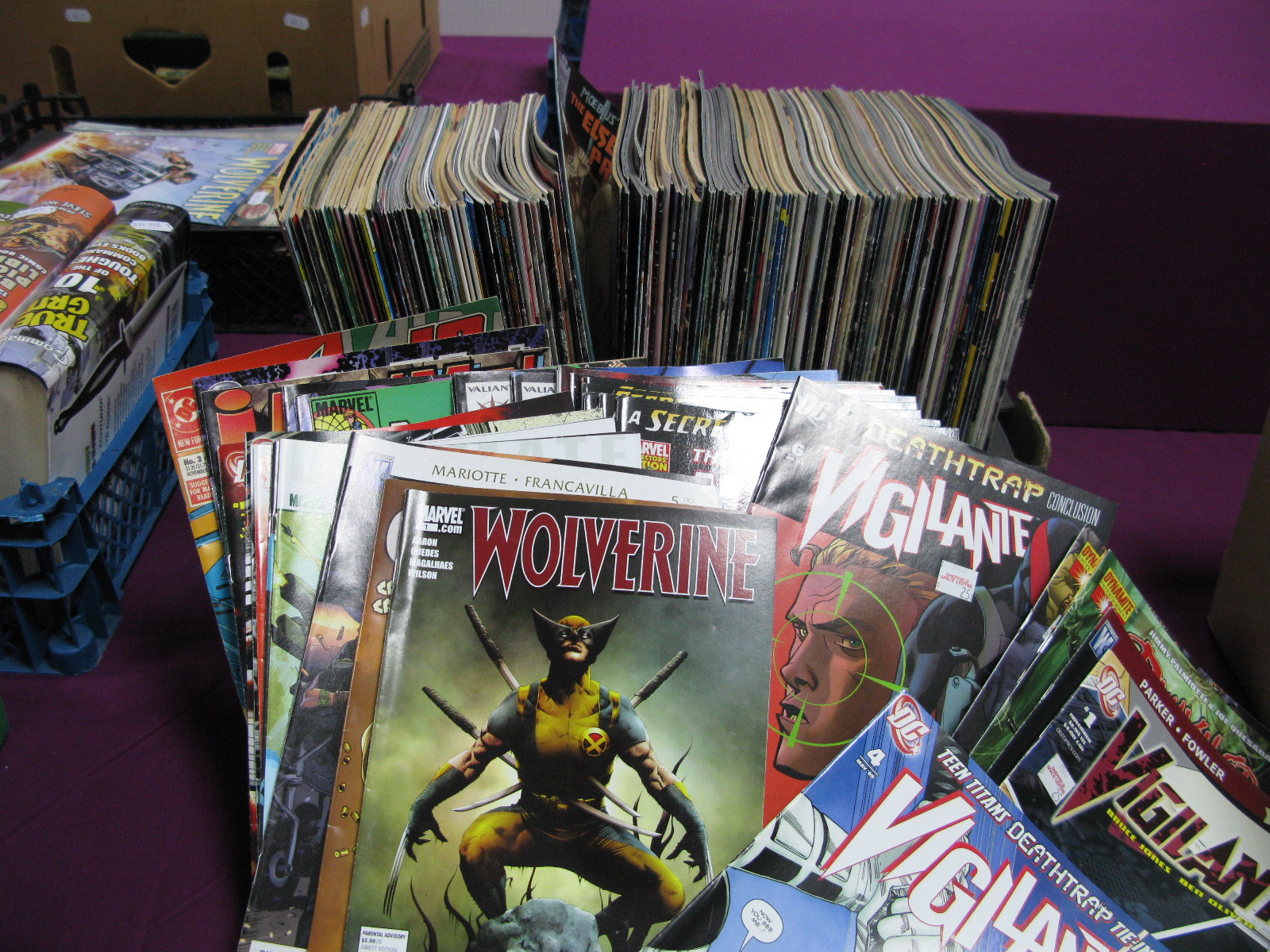 A Collection In Excess of Two Hundred Comics, by Marvel, DC, Valiant, Archie, Wildstorm, Dark