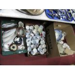Large Quantity of Pottery, to include, plates, ginger jar, jardiners:- Three Boxes