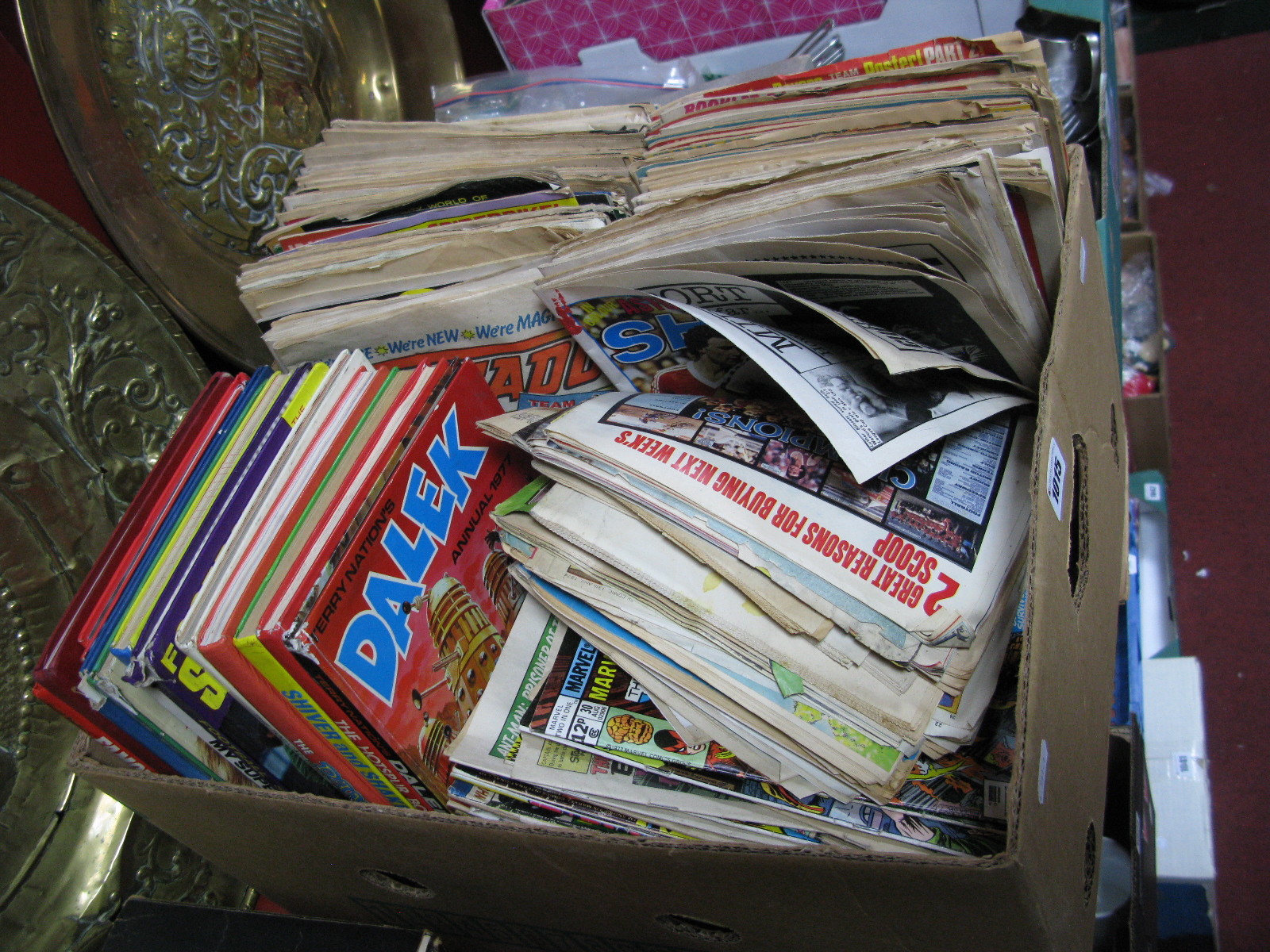 A Quantity of 1960's and Later Comics, Annuals and Weekly Sports Periodicals, Marvel's Son of Satan,