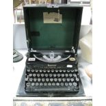 Imperial 'The Good Companion Model T' Typewriter, (cased).