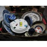 An Empire Porcelain Company Caldor Oven Ware Tureen, studio pottery, Turkish dish, c1900 dish and