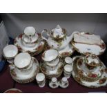 Royal Albert 'Old Country Roses' First Quality Table Ware, of approximately fifty-four pieces,