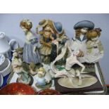 Shudehill, Leonardo and other resin figurines (7):- One Tray
